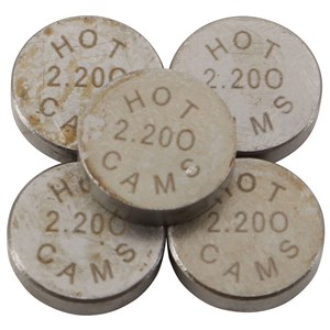 HOTCAM  SHIM REFILL KIT 9.48MM X 2.20MM 5PC ALL JAP 450F, YZ250F 14-15